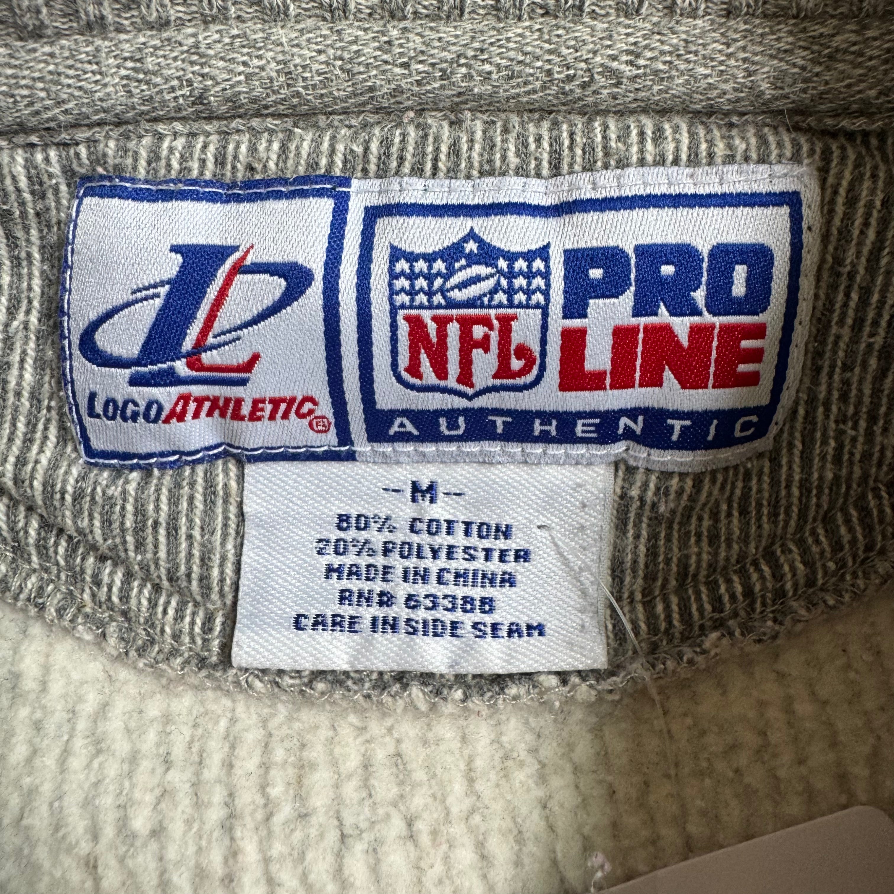 WESTSIDE STOREY VINTAGE | VINTAGE 90'S KC CHIEFS PROLINE RIBBED EMBROIDERED SWEATSHIRT - GRAY Westside Storey