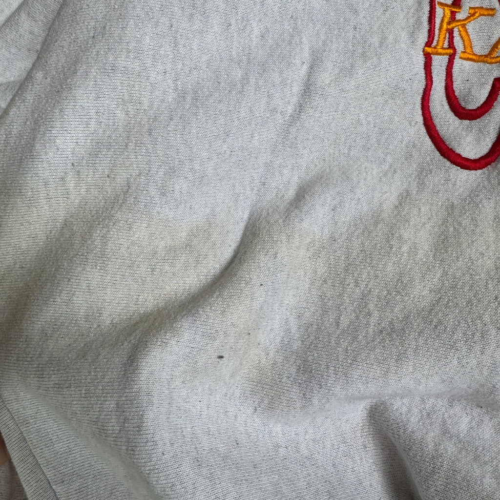 WESTSIDE STOREY VINTAGE | VINTAGE 90'S KC CHIEFS THE GAME DETAILED SWEATSHIRT - GRAY Westside Storey