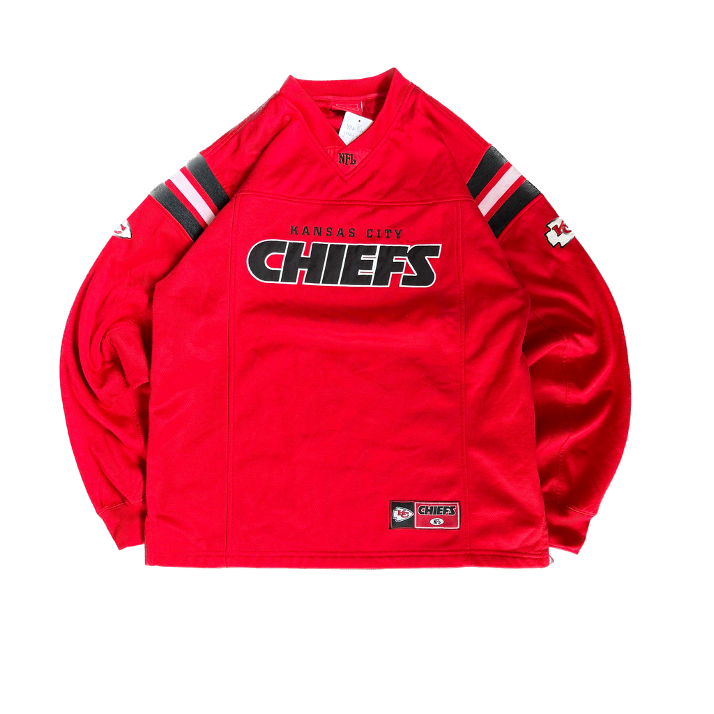 WESTSIDE STOREY VINTAGE | VINTAGE Y2K CHIEFS JERSEY SHIRT - RED Westside Storey