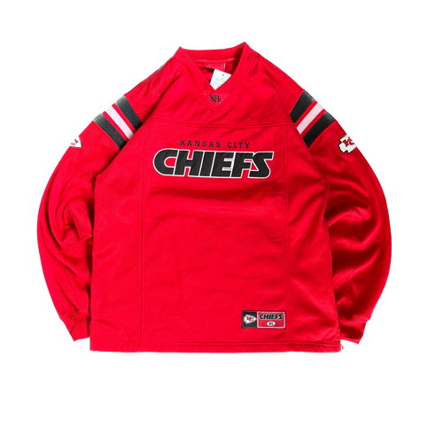 WESTSIDE STOREY VINTAGE | VINTAGE Y2K CHIEFS JERSEY SHIRT - RED Westside Storey