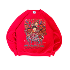 WESTSIDE STOREY VINTAGE | VINTAGE 90'S KC CHIEFS AFC WEST CHAMPS CARICATURE SWEATSHIRT - RED Westside Storey