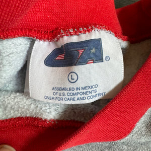 WESTSIDE STOREY VINTAGE | VINTAGE 90'S KC CHIEFS EMBROIDERED SWEATSHIRT - GRAY - Westside Storey