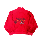 WESTSIDE STOREY VINTAGE | VINTAGE 90'S KC CHIEFS PRO ELITE RED DENIM JACKET - RED Westside Storey