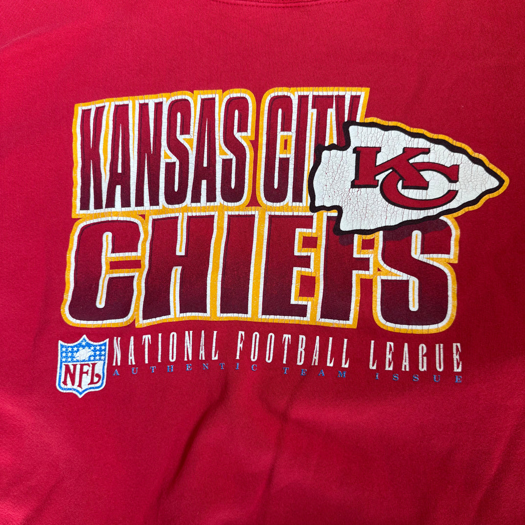WESTSIDE STOREY VINTAGE | VINTAGE 90'S KC CHIEFS STARTER SWEATSHIRT - RED Westside Storey