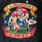 WESTSIDE STOREY VINTAGE | VINTAGE NEW OLD STOCK KC CHIEFS SWEATSHIRT - BLACK - Westside Storey