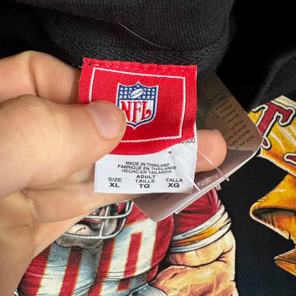 WESTSIDE STOREY VINTAGE | VINTAGE NEW OLD STOCK KC CHIEFS SWEATSHIRT - BLACK - Westside Storey
