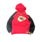 WESTSIDE STOREY VINTAGE | VINTAGE 90'S MIRAGE KC CHIEFS LONG SLEEVE JERSEY T - RED - Westside Storey
