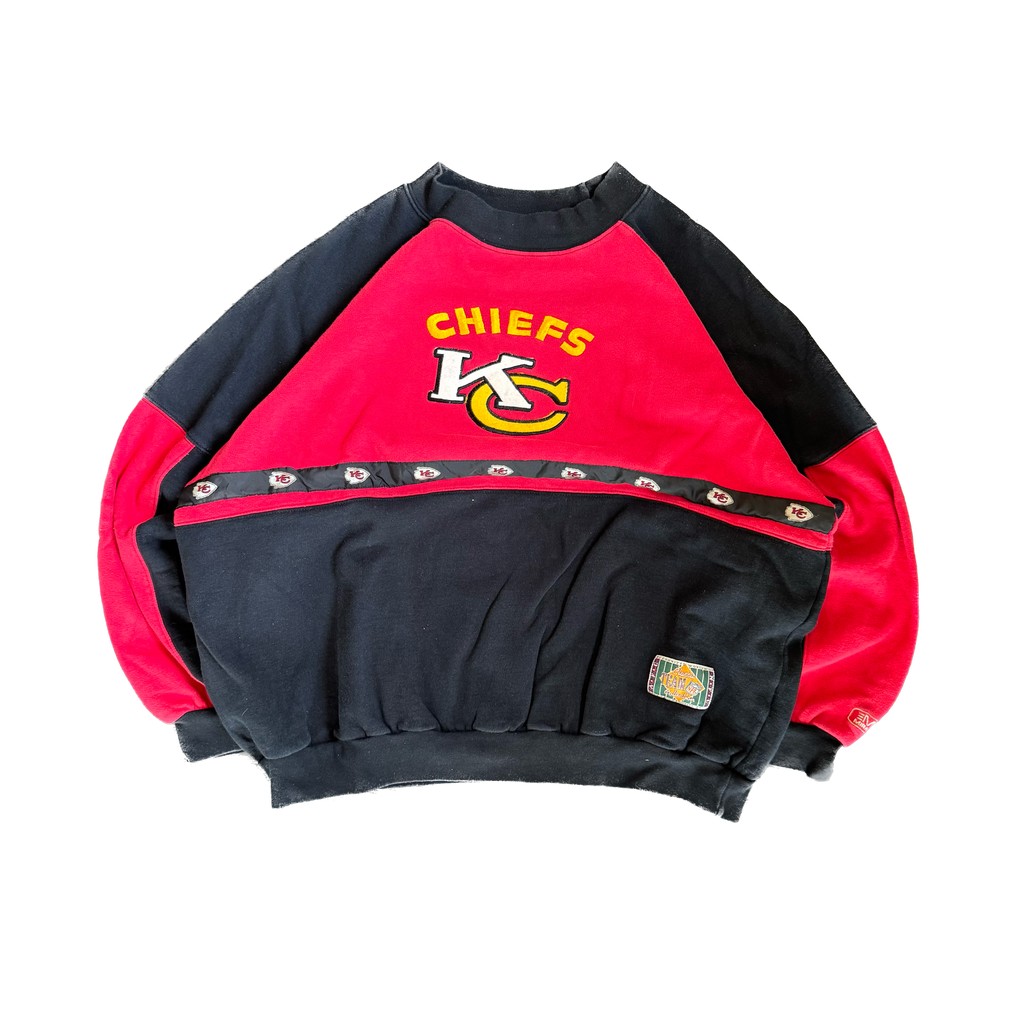 WESTSIDE STOREY VINTAGE | VINTAGE 90'S KC CHIEFS MIRAGE DETAILED SWEATSHIRT - RED Westside Storey
