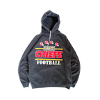 WESTSIDE STOREY VINTAGE | VINTAGE 90'S KC CHIEFS BLACK HOODIE - BLACK Westside Storey