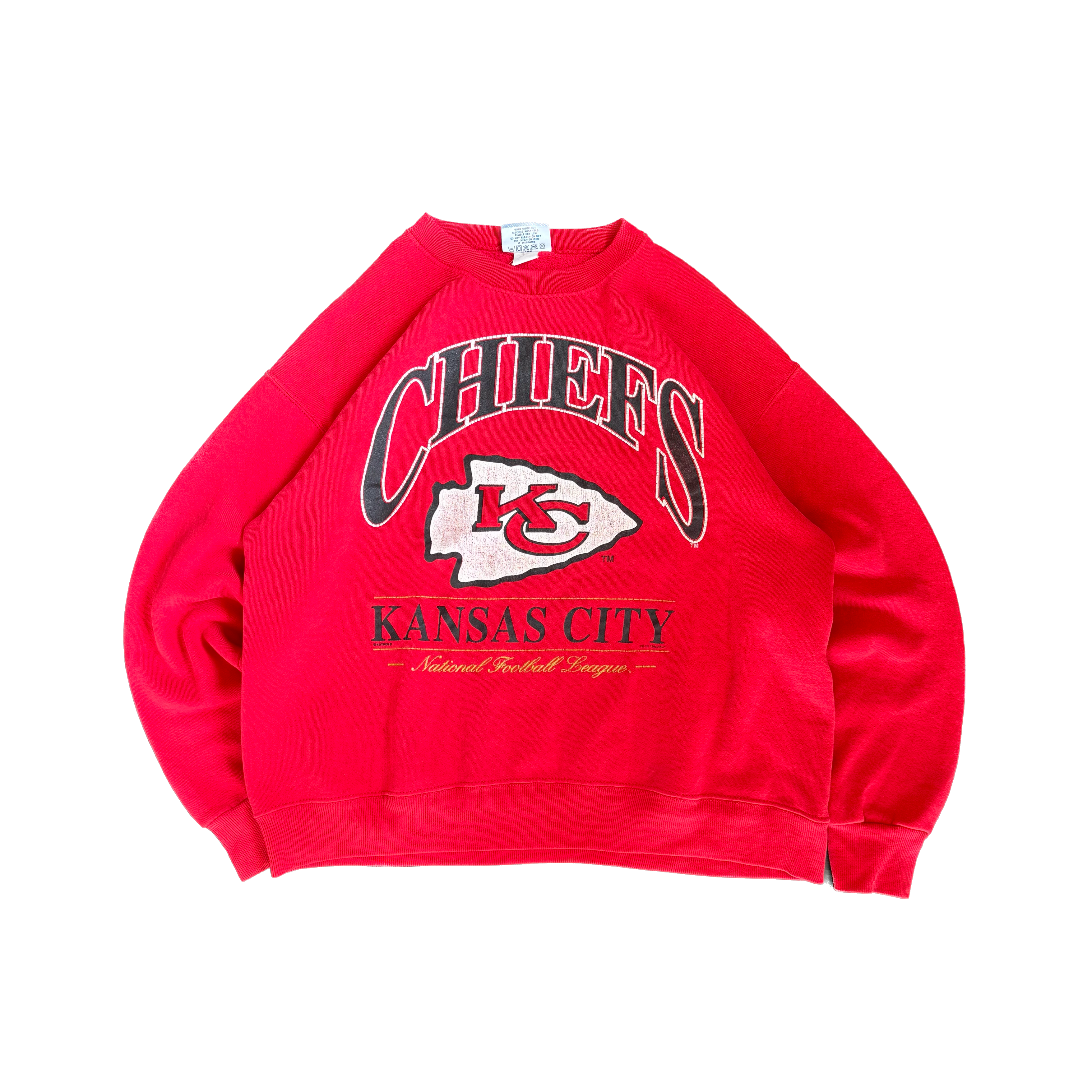 WESTSIDE STOREY VINTAGE | VINTAGE 90'S KC CHIEFS LEE SWEATSHIRT - RED Westside Storey