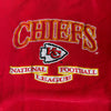 WESTSIDE STOREY VINTAGE | VINTAGE 90'S KC CHIEFS LOGO ATHLETIC DETAILED SWEATSHIRT - RED