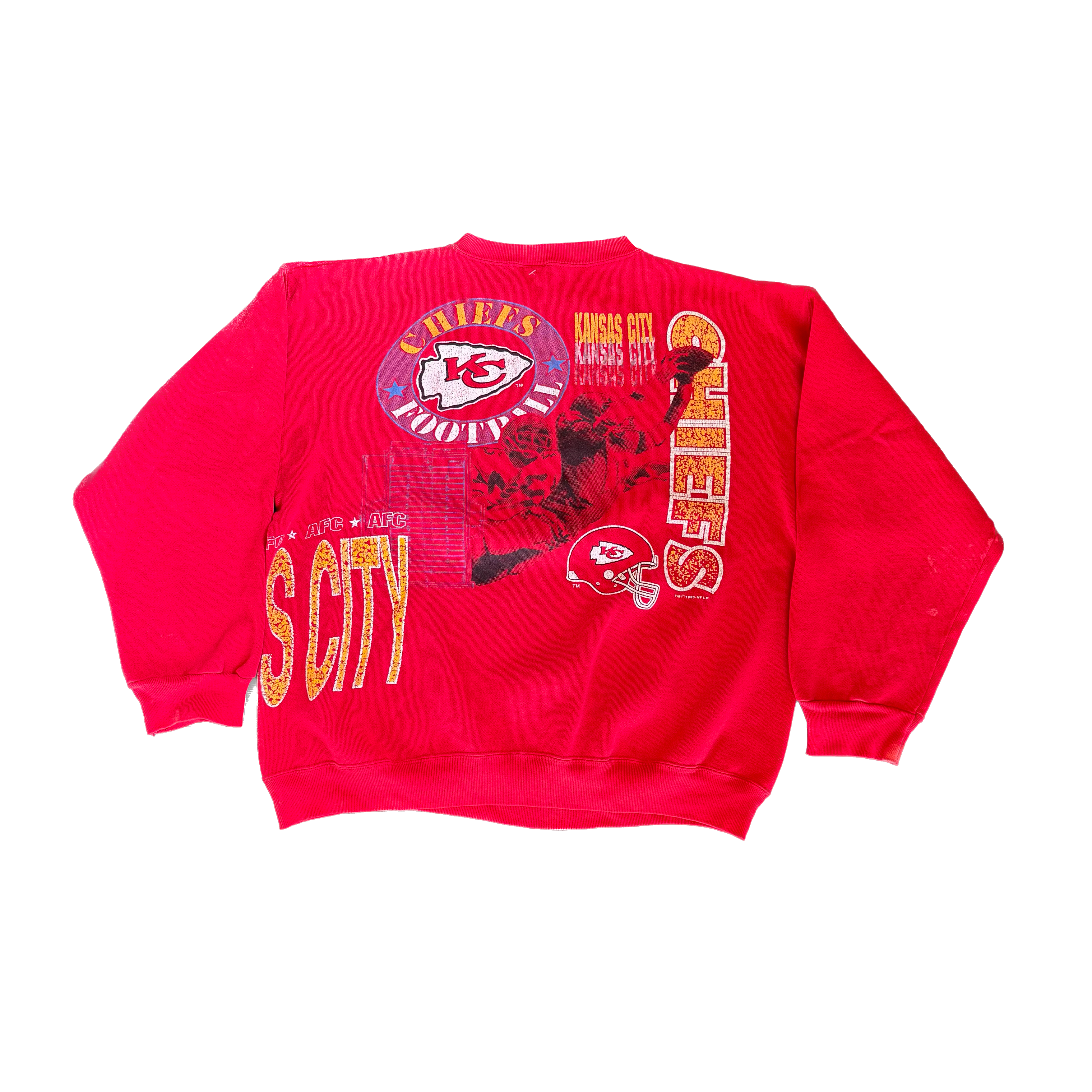 WESTSIDE STOREY VINTAGE | VINTAGE 90'S KC CHIEFS FRONT BACK HIT