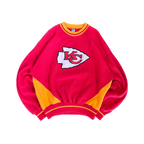 WESTSIDE STOREY VINTAGE | VINTAGE 90'S KC CHIEFS THE GAME ARROWHEAD PATCH SWEATSHIRT - RED Westside Storey