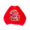 WESTSIDE STOREY VINTAGE | VINTAGE 90'S LEE KC CHIEFS HEAVY HELMET SWEATSHIRT - RED