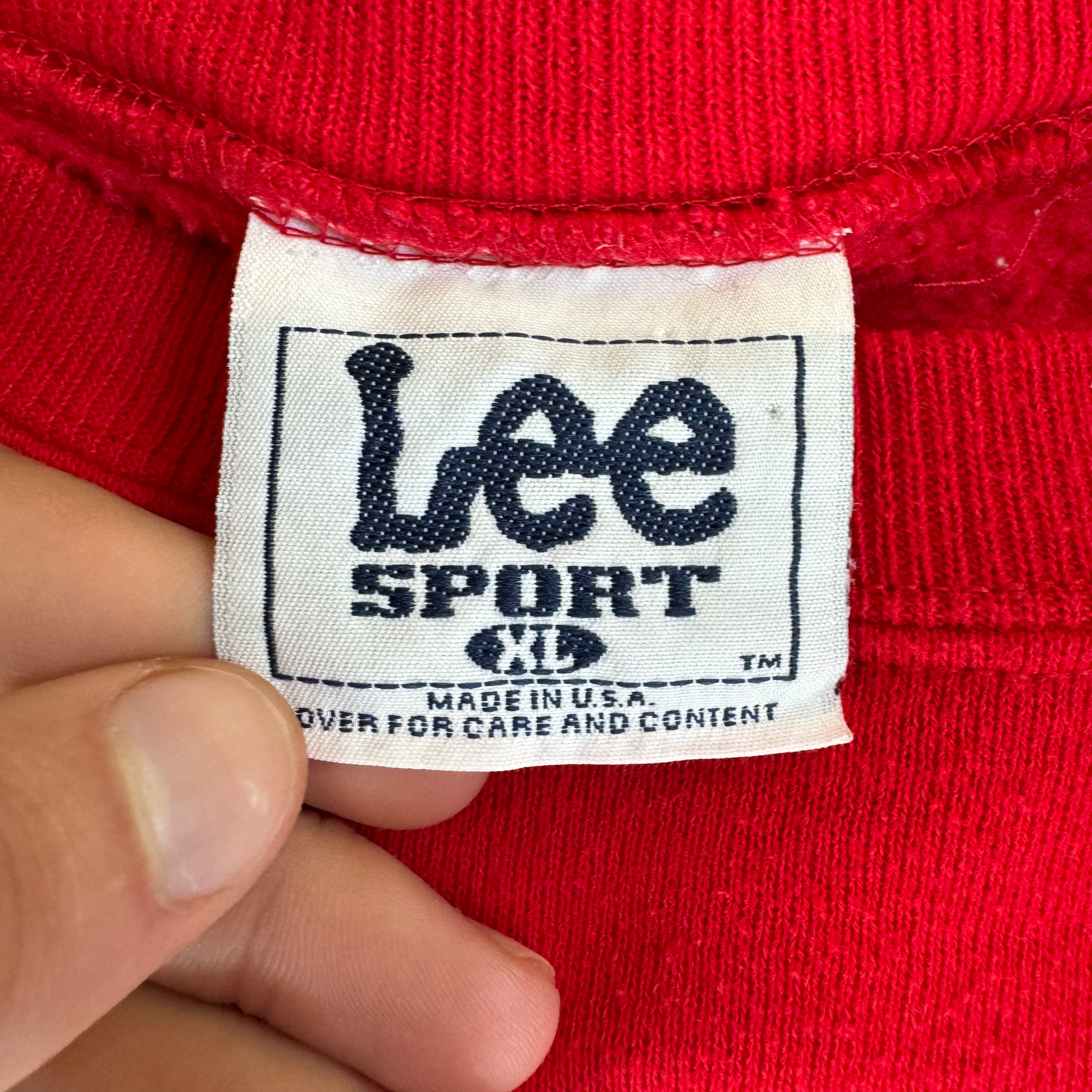 WESTSIDE STOREY VINTAGE | VINTAGE 90'S LEE KC CHIEFS HEAVY HELMET SWEATSHIRT - RED - Westside Storey