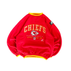 WESTSIDE STOREY VINTAGE | VINTAGE 90'S KC CHIEFS PROLINE LOGOATHLETIC HEAVY EMBROIDERED SWEATSHIRT - RED - Westside Storey