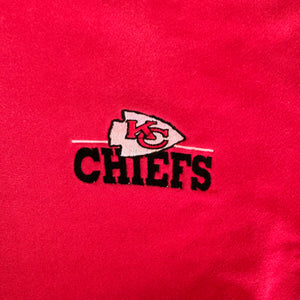 WESTSIDE STOREY VINTAGE | VINTAGE 90'S KC CHIEFS THE GAME HEAVY TURTLE NECK SWEATSHIRT - RED - Westside Storey