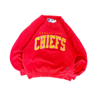 WESTSIDE STOREY VINTAGE | VINTAGE 90'S KC CHIEFS RUSSELL SWEATSHIRT - RED - Westside Storey