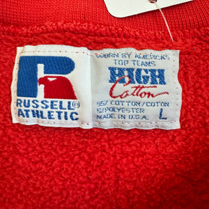 WESTSIDE STOREY VINTAGE | VINTAGE 90'S KC CHIEFS RUSSELL SWEATSHIRT - RED - Westside Storey