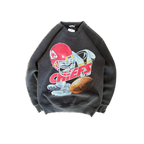 WESTSIDE STOREY VINTAGE | VINTAGE 90'S KC CHIEFS BLACK FADED SWEATSHIRT - BLACK - Westside Storey