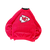 WESTSIDE STOREY VINTAGE | VINTAGE 90'S KC CHIEFS THE GAME STRIPED TURTLE NECK SWEATSHIRT - RED - Westside Storey