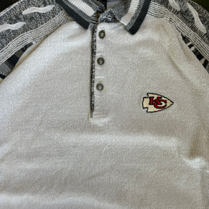 WESTSIDE STOREY VINTAGE | VINTAGE 90'S KC CHIEFS TUNDRA COOGI STYLE SWEATSHIRT - GRAY - Westside Storey