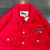 WESTSIDE STOREY VINTAGE | VINTAGE 90'S KC CHIEFS RED DENIM EMBROIDERED JACKET - RED