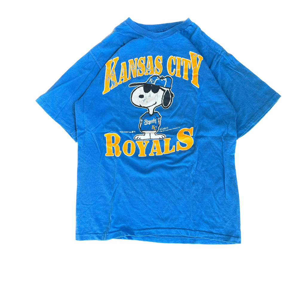 WESTSIDE STOREY VINTAGE | VINTAGE 80'S KC ROYALS SNOOPY - BLUE - Westside Storey