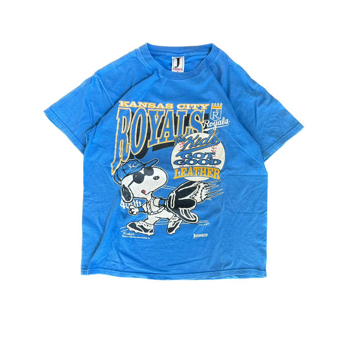 WESTSIDE STOREY VINTAGE | VINTAGE 80'S KC ROYALS SNOOPY T-SHIRT - BLUE