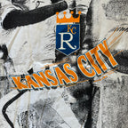 WESTSIDE STOREY VINTAGE | VINTAGE 90'S DEADSTOCK KC ROYALS ALL OVER PRINT RARE - WHITE - Westside Storey