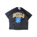 WESTSIDE STOREY VINTAGE | VINTAGE 90'S KC ROYALS LOGO ATHLETIC T-SHIRT - BLACK - Westside Storey