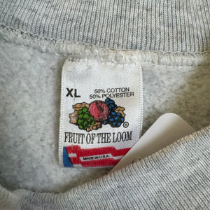 WESTSIDE STOREY VINTAGE | VINTAGE 90'S KANSAS JAYHAWKS SPELLOUT SWEATSHIRT - GRAY - Westside Storey