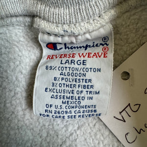 WESTSIDE STOREY VINTAGE | VINTAGE 90'S CHAMPION REVERSE WEAVE KANSAS CROP SWEATSHIRT - GRAY - Westside Storey