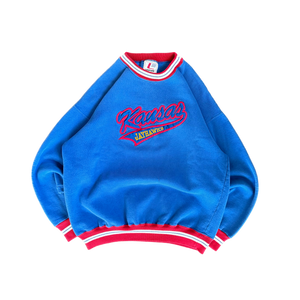 WESTSIDE STOREY VINTAGE | VINTAGE 90'S LEGENDS KANSAS JAYHAWKS SWEATSHIRT - BLUE - Westside Storey