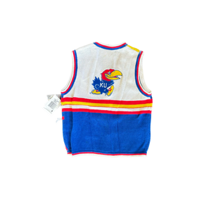 WESTSIDE STOREY VINTAGE | VINTAGE 90'S KU KNIT SWEATER VEST - BLUE - Westside Storey