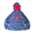 WESTSIDE STOREY VINTAGE | VINTAGE 90'S NIKE MIDDLE SWOOSH KANSAS JAYHAWKS HOODIE - NAVY - Westside Storey