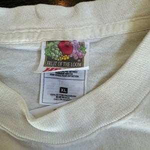 WESTSIDE STOREY VINTAGE | VINTAGE 90'S KU THE HAWKS ID CROP T-SHIRT - WHITE - Westside Storey