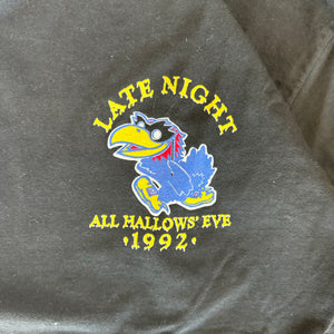 WESTSIDE STOREY VINTAGE | VINTAGE 1992 KU LATE NIGHT HALLOWEEN T-SHIRT - BLACK - Westside Storey