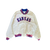 WESTSIDE STOREY VINTAGE | VINTAGE 90'S CLEAN KANSAS UNIVERSITY SATIN BOMBER JACKET - WHITE - Westside Storey