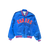 WESTSIDE STOREY VINTAGE | VINTAGE 90'S CLEAN KANSAS UNIVERSITY SATIN BOMBER JACKET - BLUE - Westside Storey