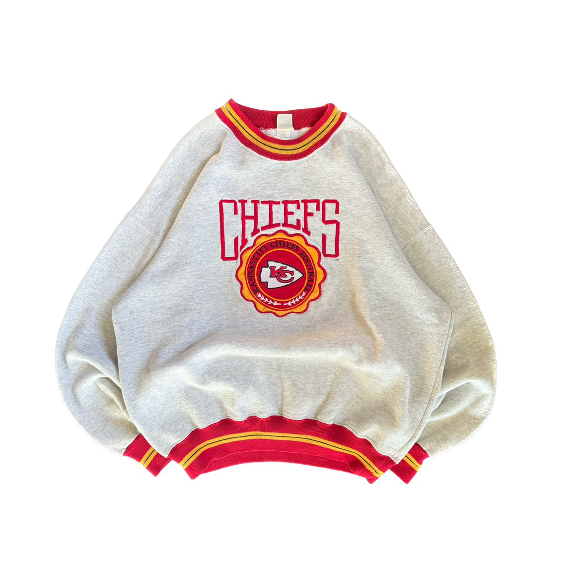 WESTSIDE STOREY VINTAGE | VINTAGE90'S KC CHIEFS LEGENDS SWEATSHIRT - GRAY