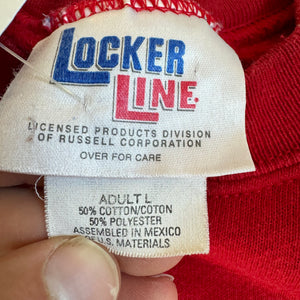 WESTSIDE STOREY VINTAGE | VINTAGE 90'S KC CHIEFS LOCKERLINE SWEATSHIRT - RED - Westside Storey