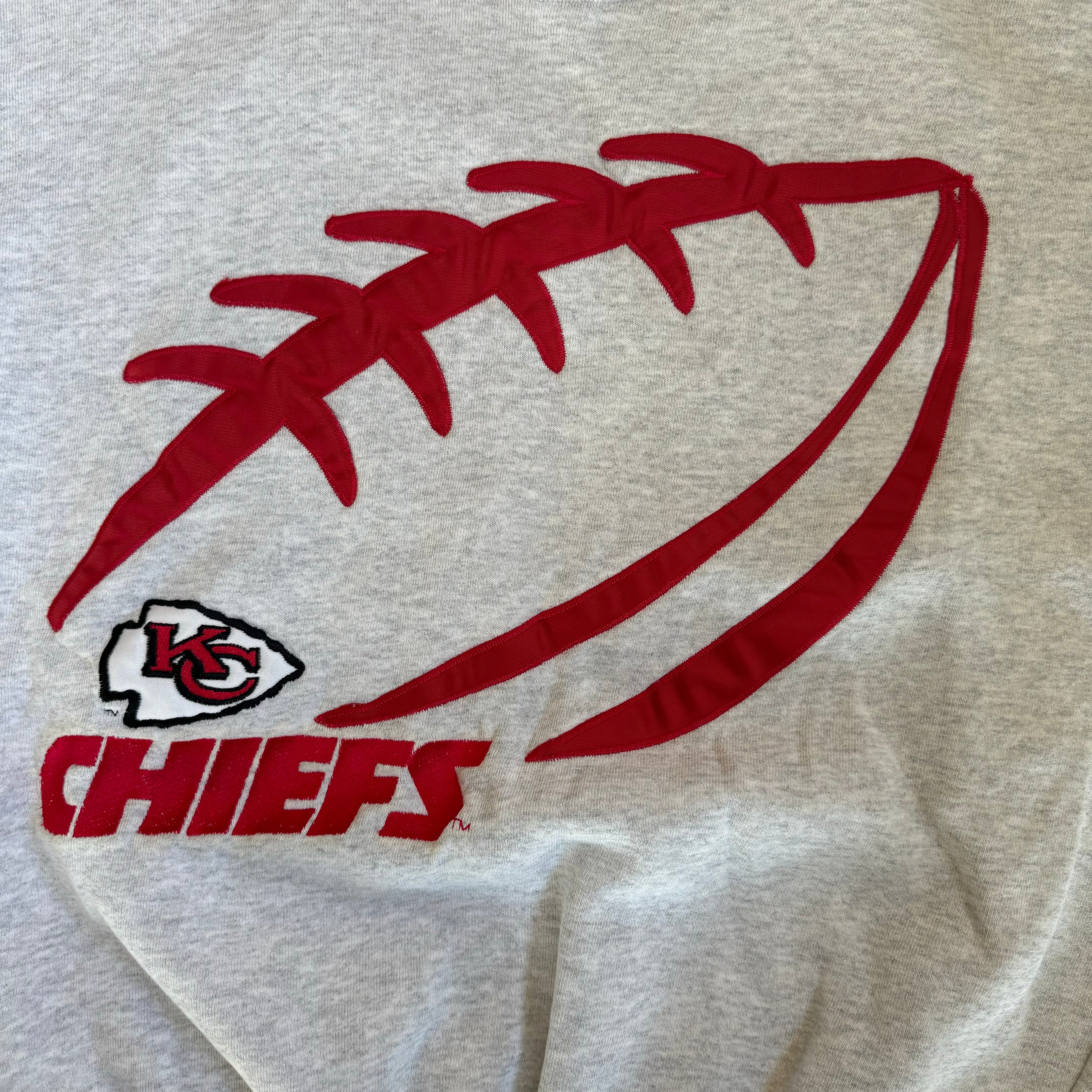 WESTSIDE STOREY VINTAGE | VINTAGE 90'S KC CHIEFS LEGENDS FOOTBALL - GRAY - Westside Storey