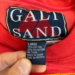 WESTSIDE STOREY VINTAGE | VINTAGE 90'S KC CHIEFS GALT SAND COLORBLOCK SWEATSHIRT - RED - Westside Storey