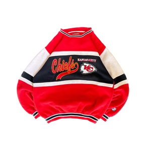 WESTSIDE STOREY VINTAGE | VINTAGE 90'S KC CHIEFS LOGO 7 SWEATSHIRT - RED - Westside Storey