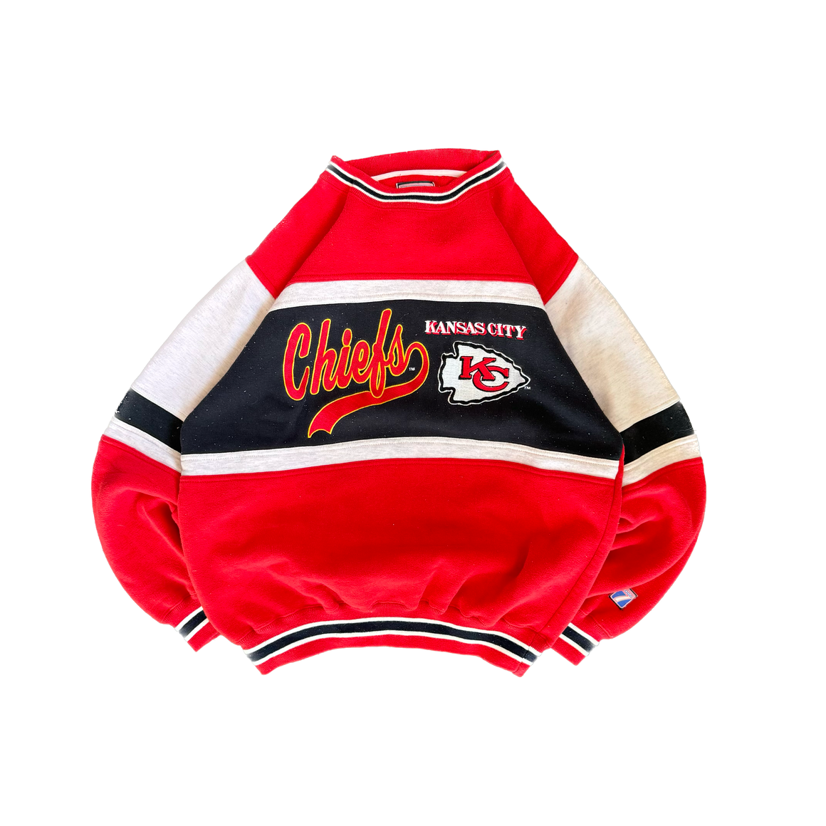 WESTSIDE STOREY VINTAGE | VINTAGE 90'S KC CHIEFS LOGO 7 SWEATSHIRT - RED