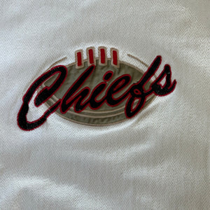 WESTSIDE STOREY VINTAGE | VINTAGE 90'S KC CHIEFS LEGENDS SWEATER - WHITE - Westside Storey