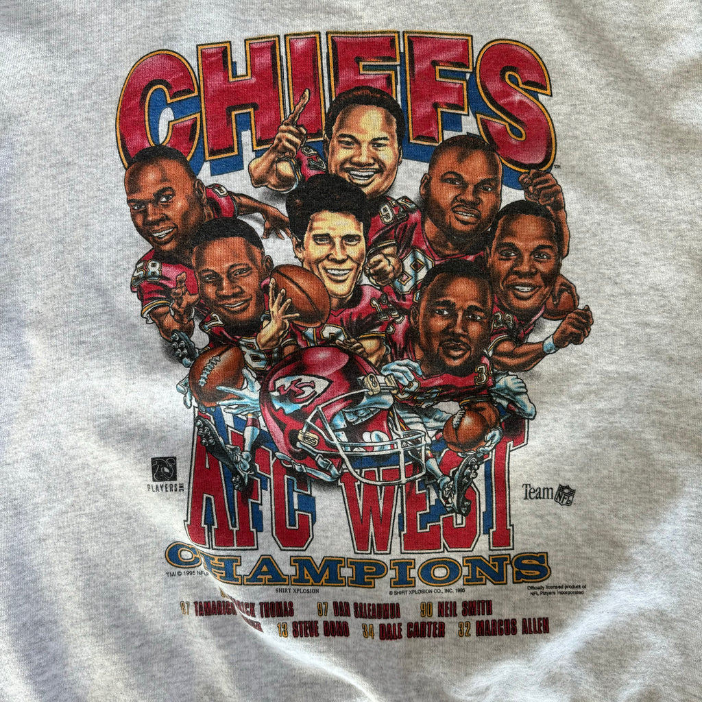 WESTSIDE STOREY VINTAGE | VINTAGE 1995 KC CHIEFS AFC WEST CHAMPS