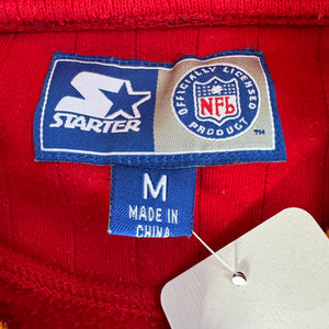 WESTSIDE STOREY VINTAGE | VINTAGE 90'S KC CHIEFS STARTER RIBBED SWEATSHIRT - RED - Westside Storey