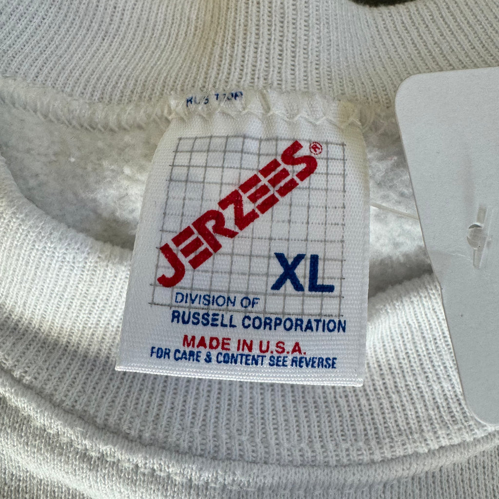 WESTSIDE STOREY VINTAGE | VINTAGE 90'S KC CHIEFS WHITE CLEAN SWEATSHIRT - WHITE - Westside Storey